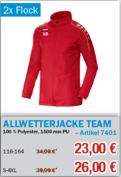 Allwetterjacke Team SV Rheydt 08